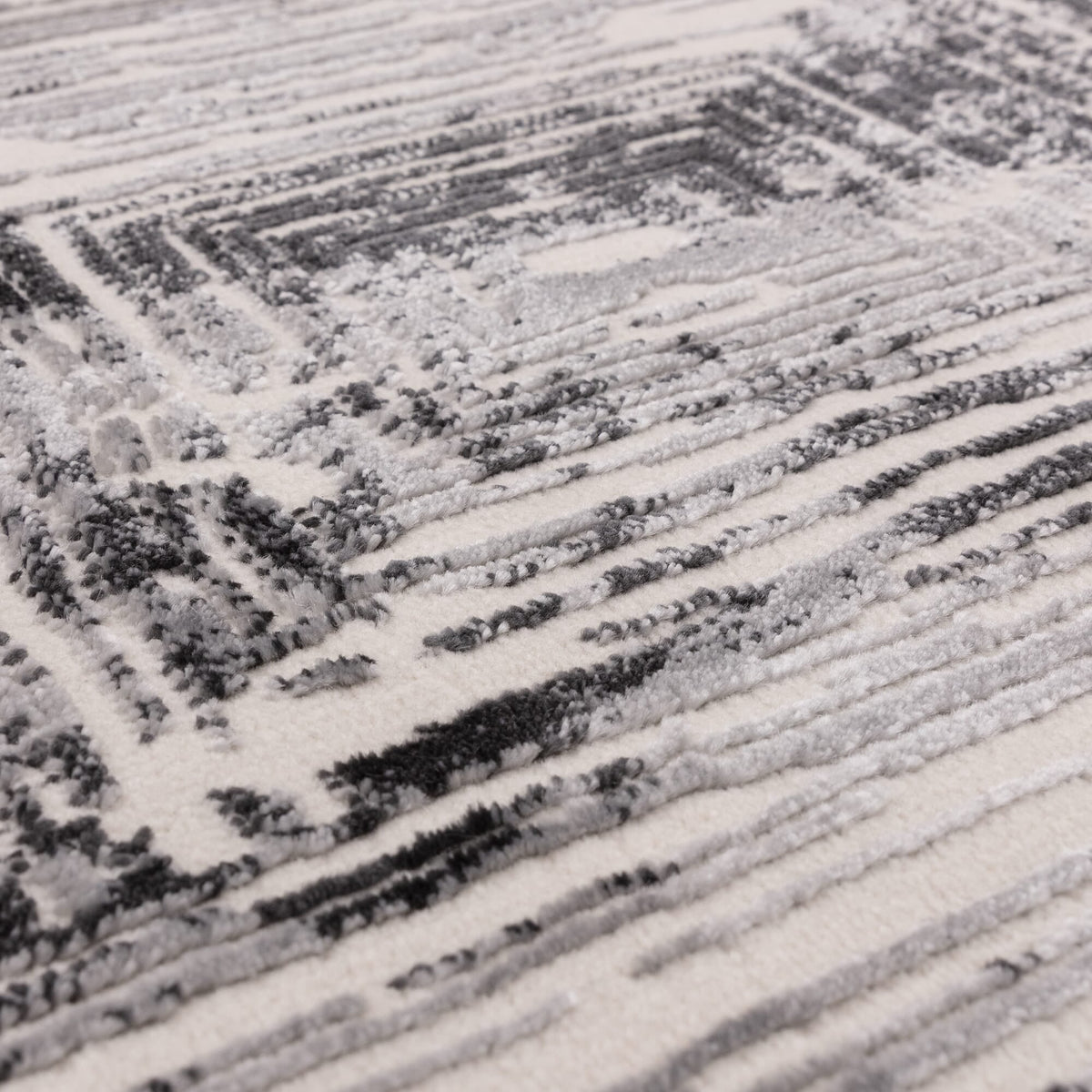 Kuza Portrait Grey rug