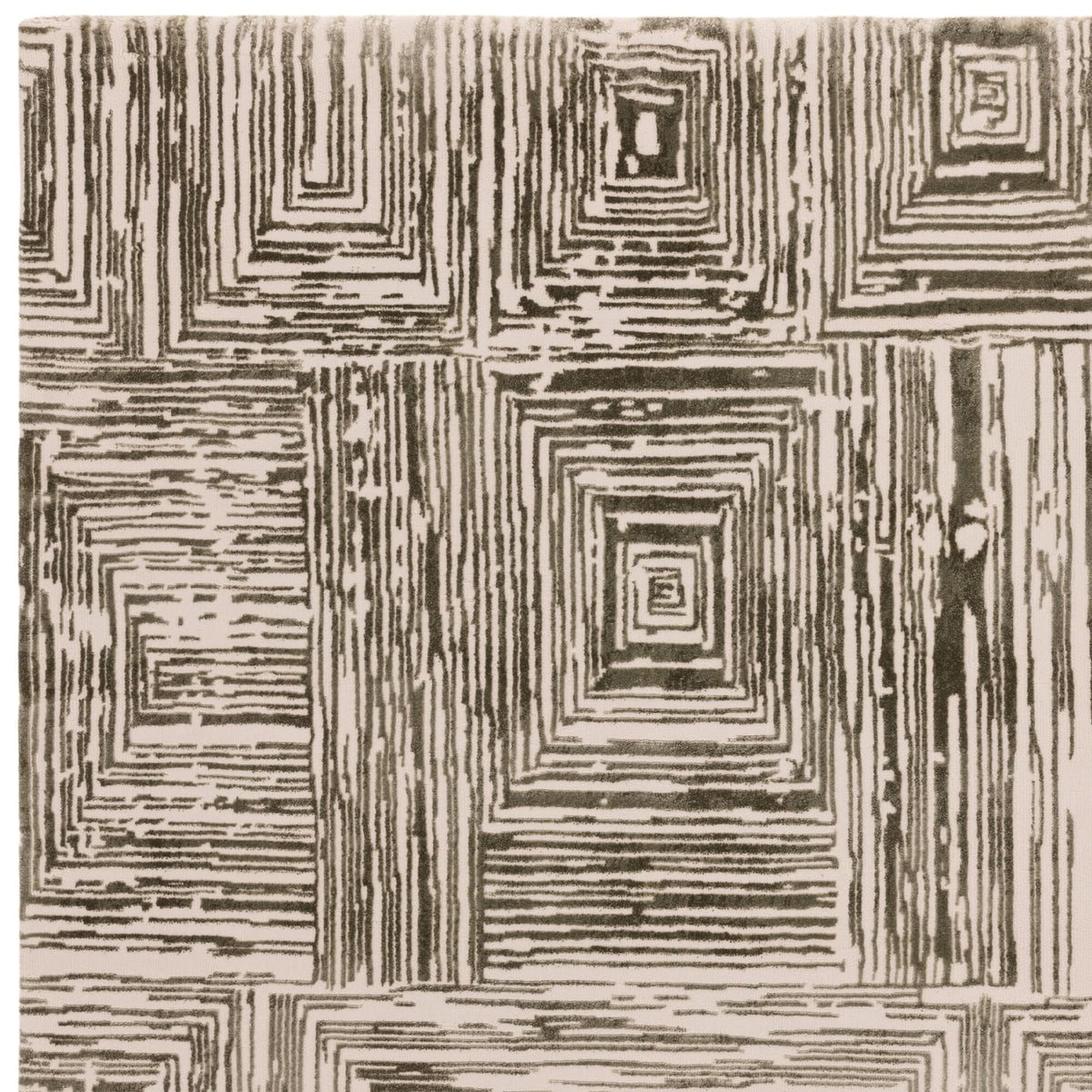 Kuza Portrait Khaki rug