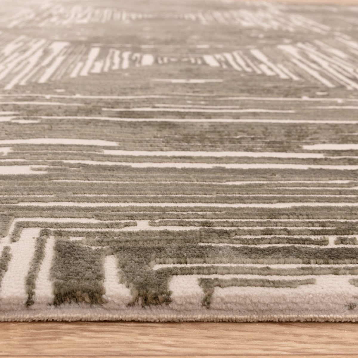 Kuza Portrait Khaki rug