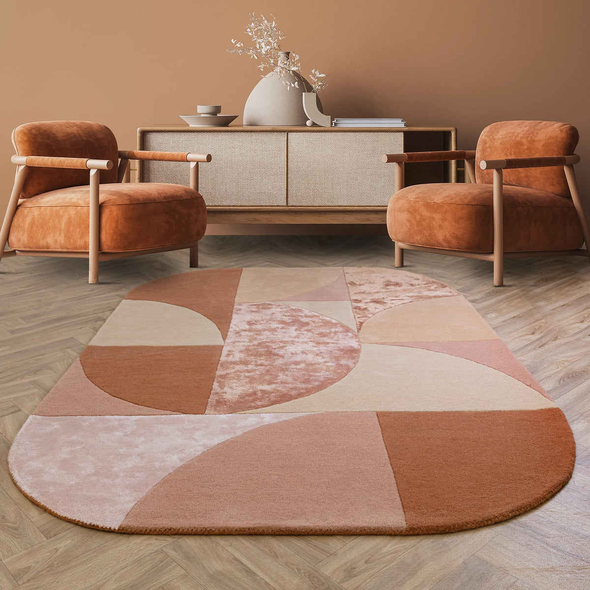 Matrix Oval Earth MAX78 rug