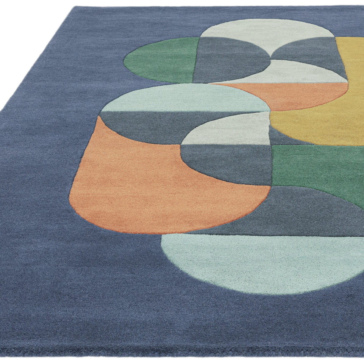Matrix Statement Navy MAX91 rug