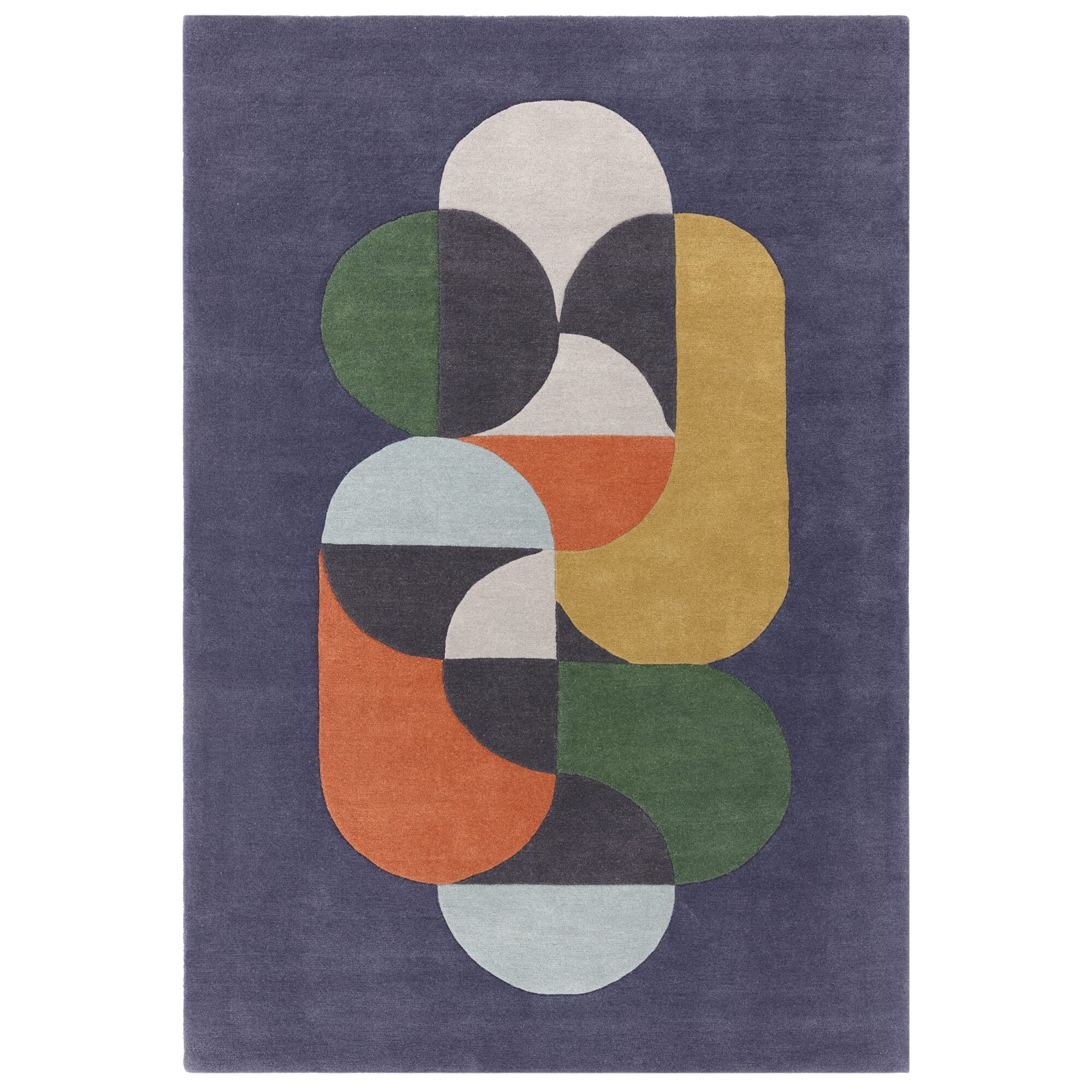 Matrix Statement Navy rug