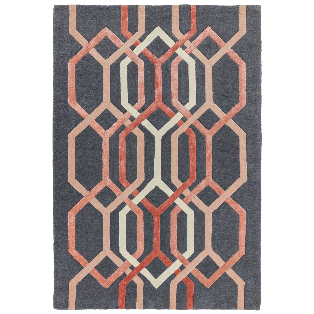 Matrix Hexagon Charcoal MAX66 rug