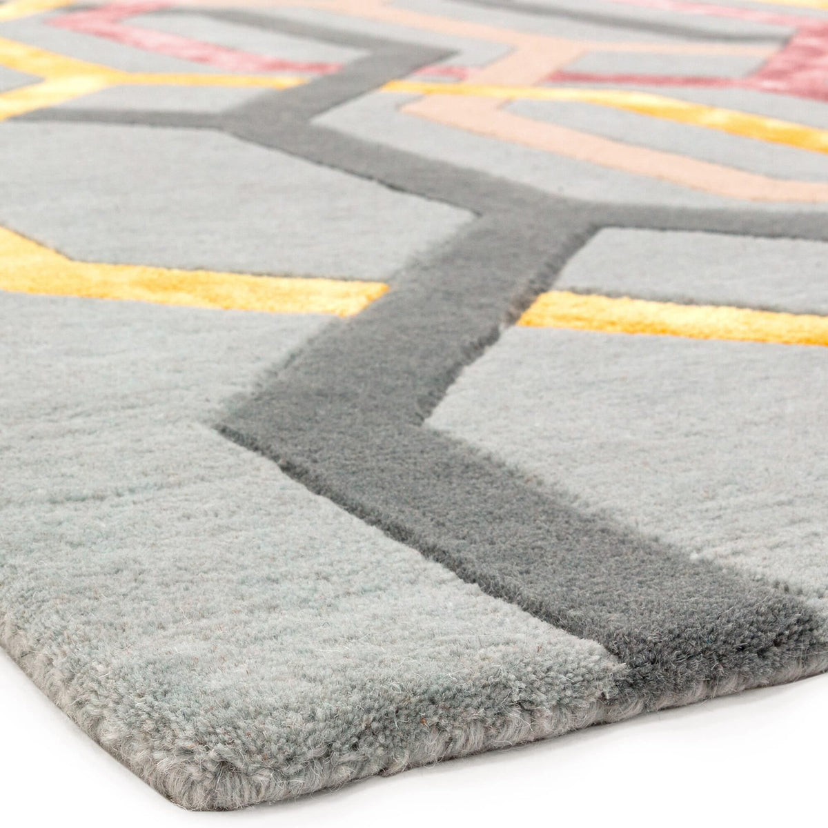Matrix Hexagon Silver MAX67 rug