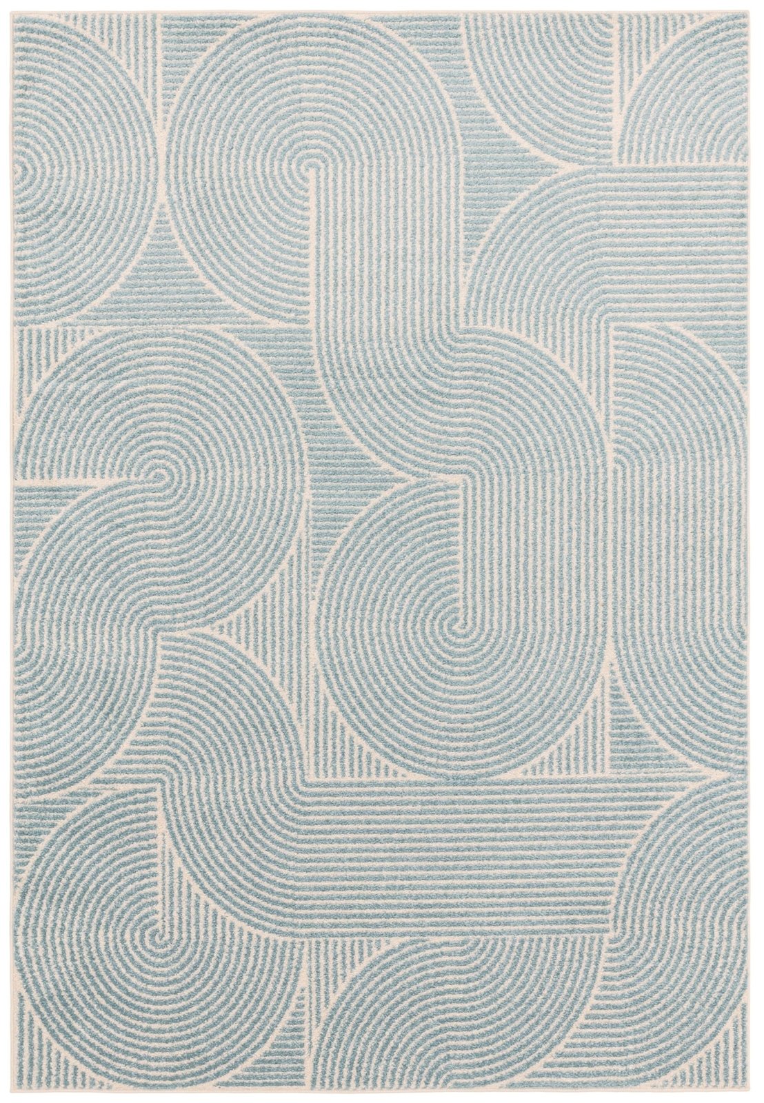 Muse MU02 Blue Swirl rug
