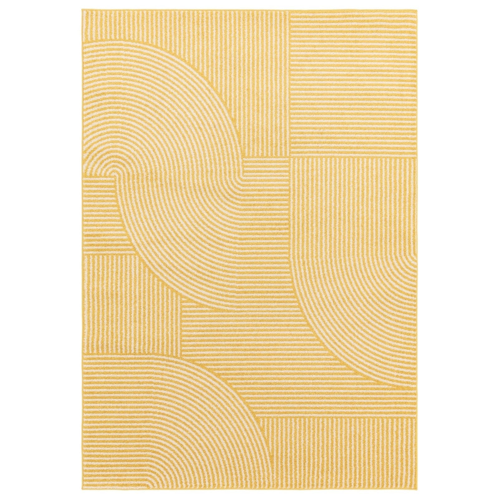 Muse MU18 Yellow Geometric rug