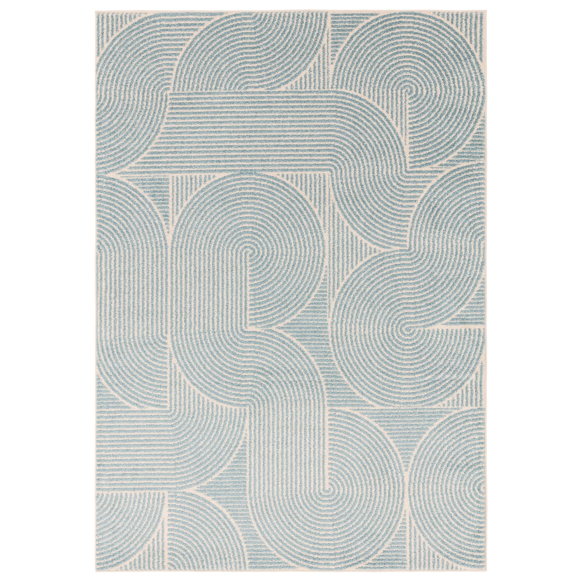 Muse MU02 Blue Swirl rug