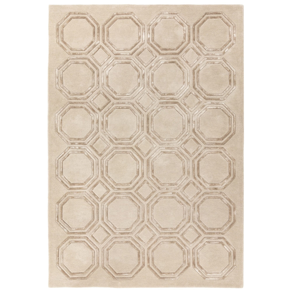 Nexus Octagon Beige rug