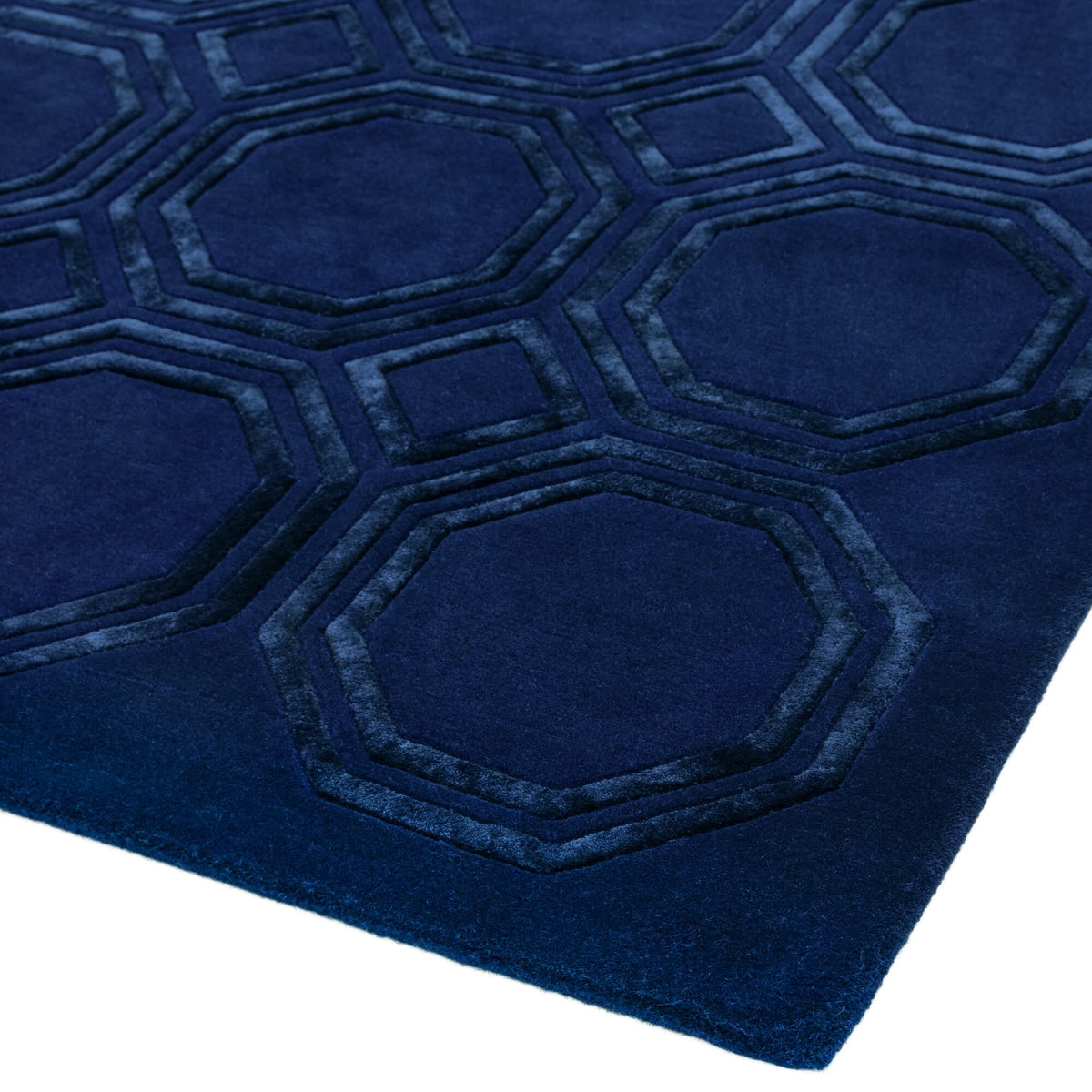 Nexus Octagon Navy rug