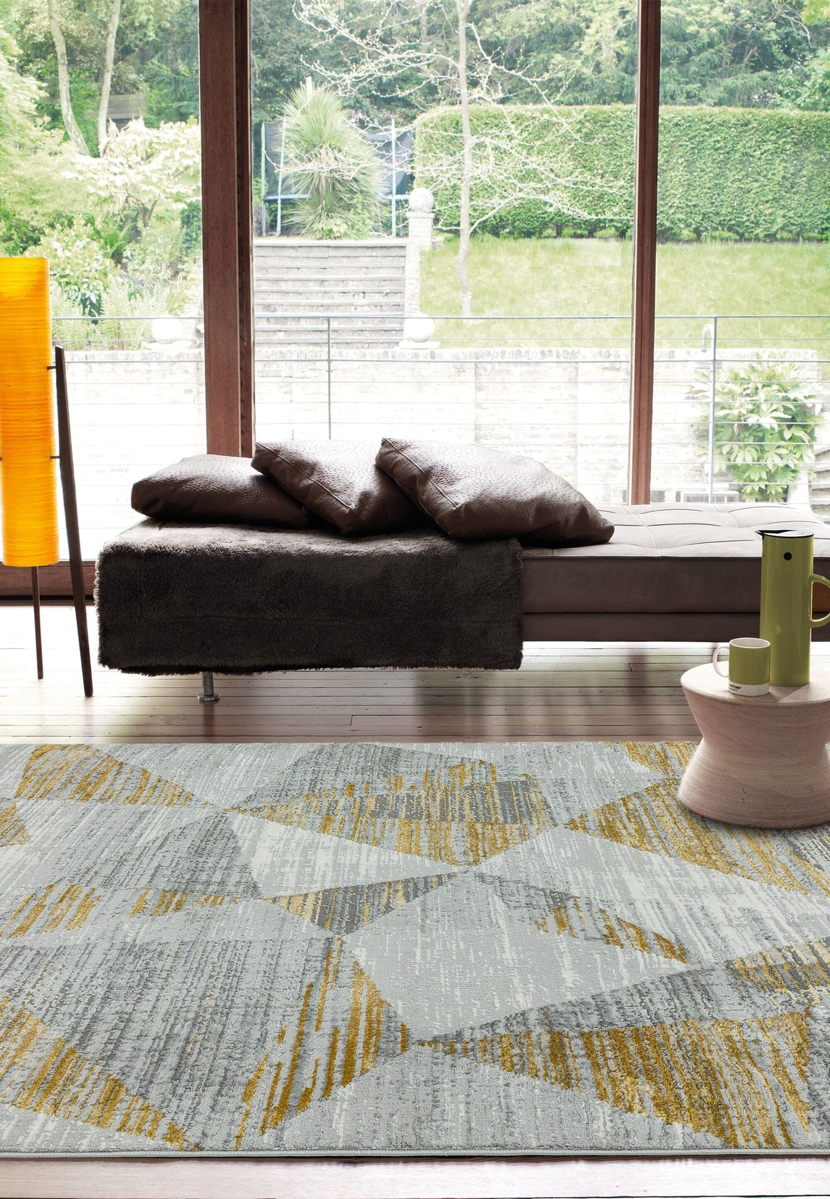 Orion OR12 Blocks Yellow rug