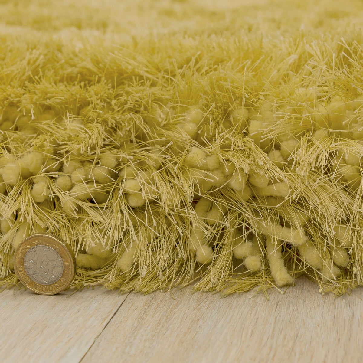 Plush Yellow rug