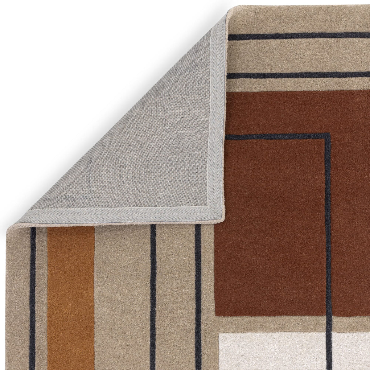 Reef RF20 Outline Terracotta rug