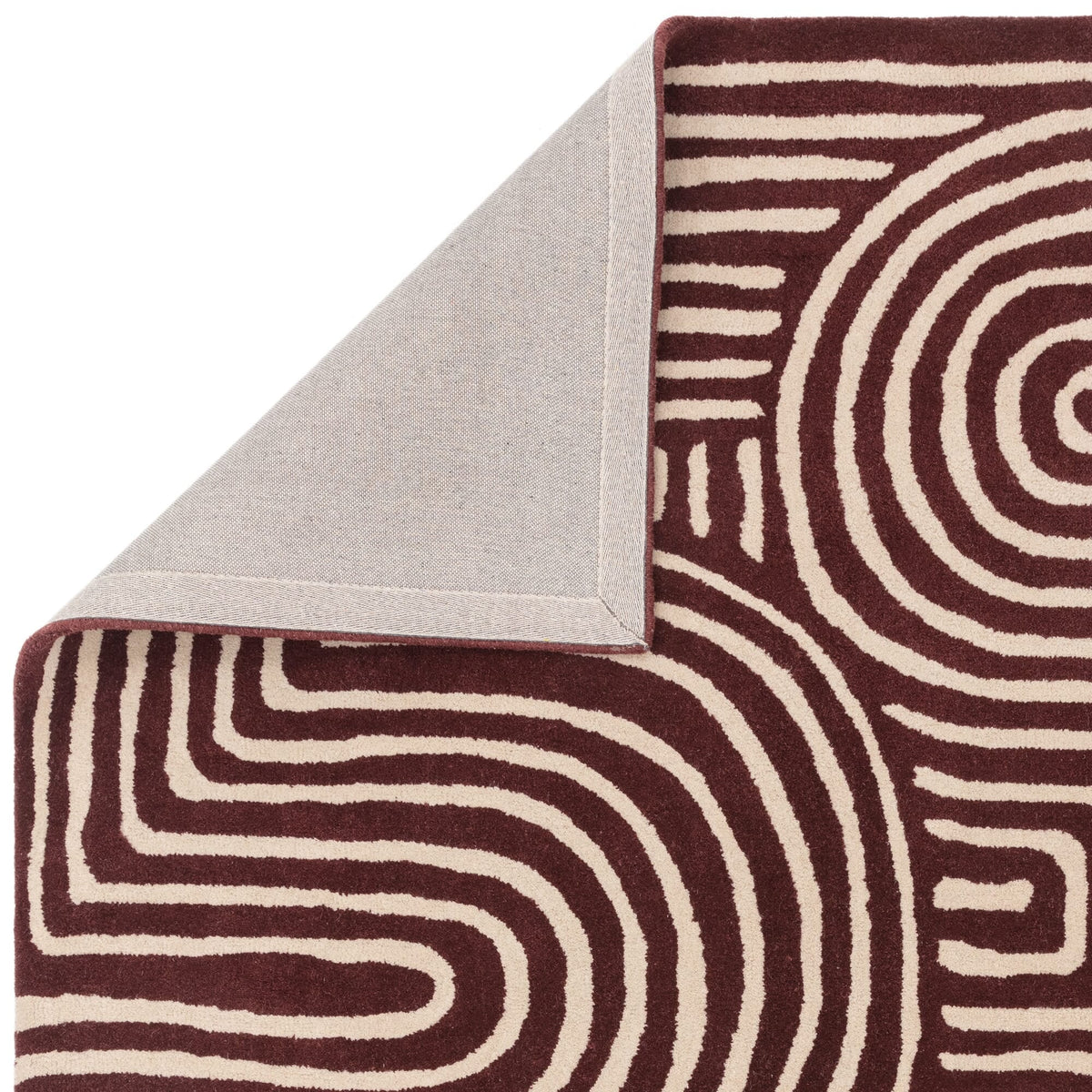 Reef RF29 Curve Plum rug