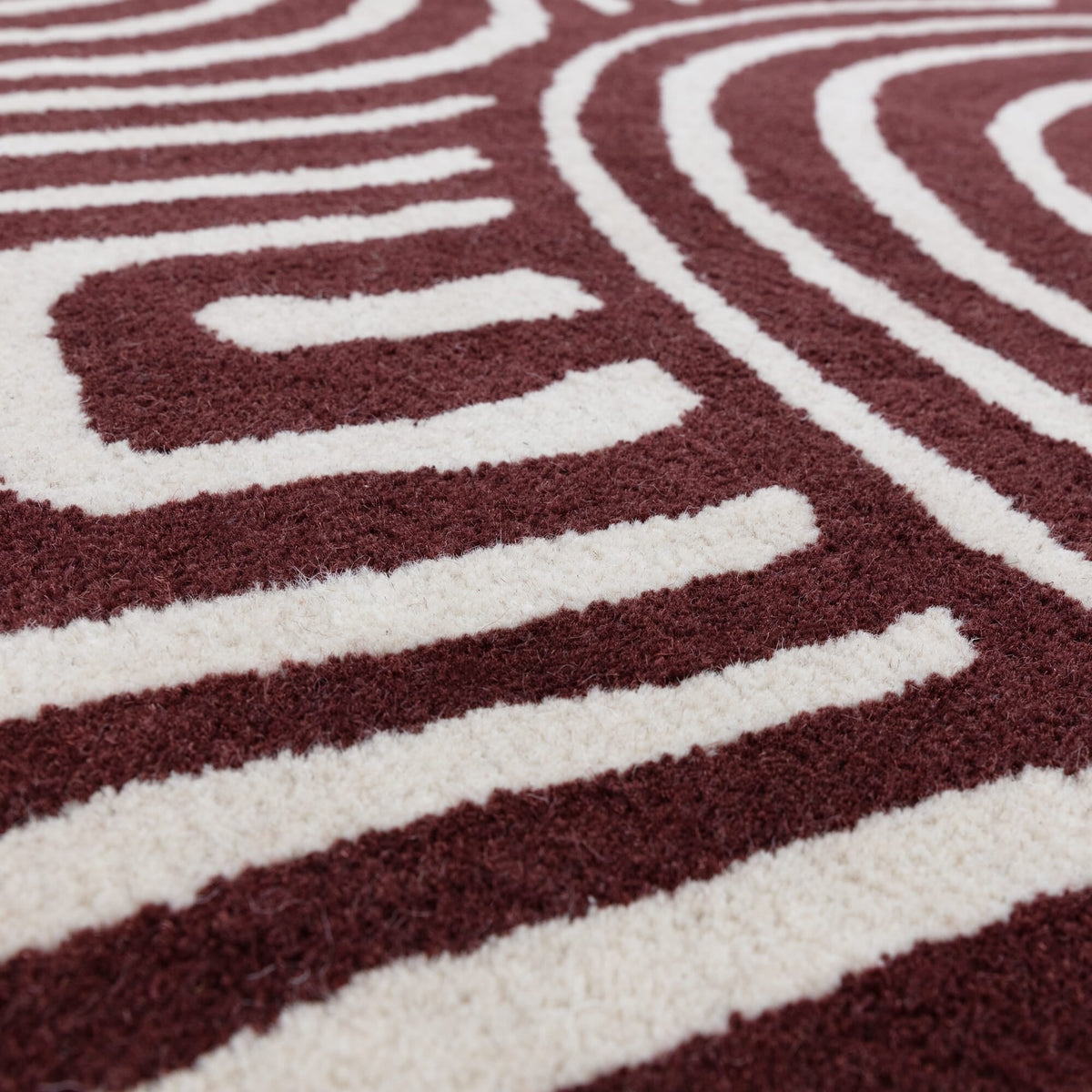 Reef RF29 Curve Plum rug