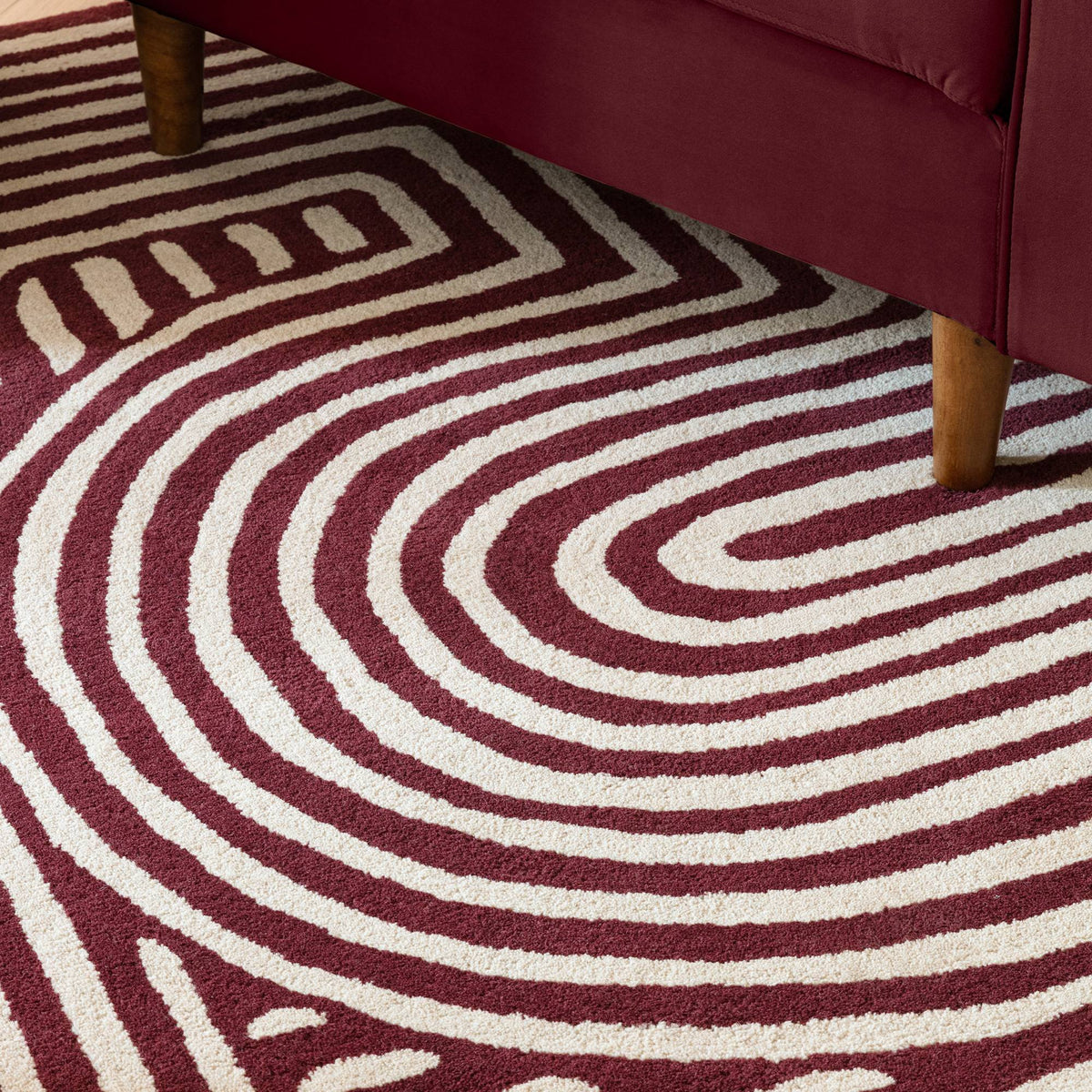 Reef RF29 Curve Plum rug
