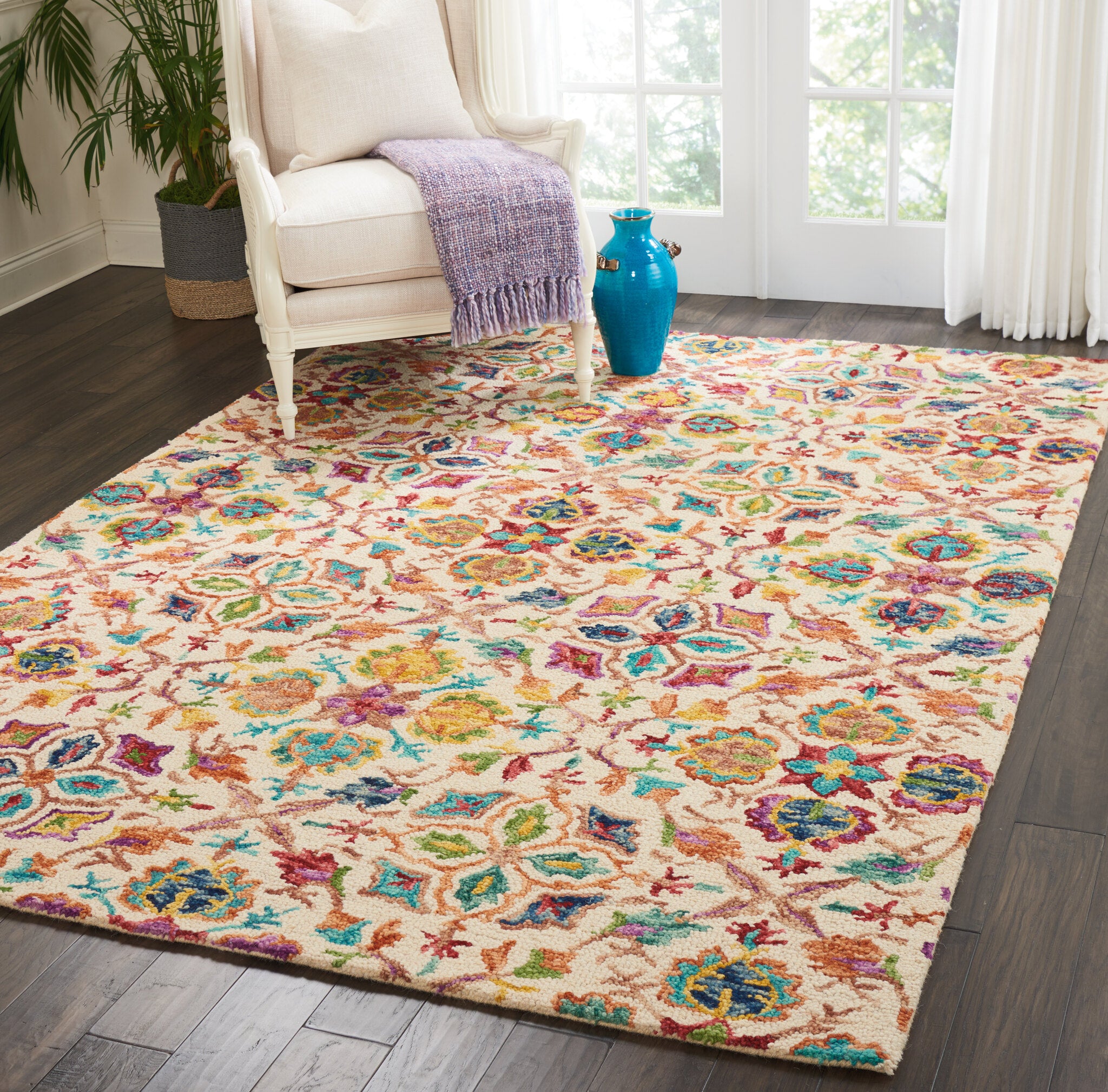 Vibrant VIB08 Ivory rug