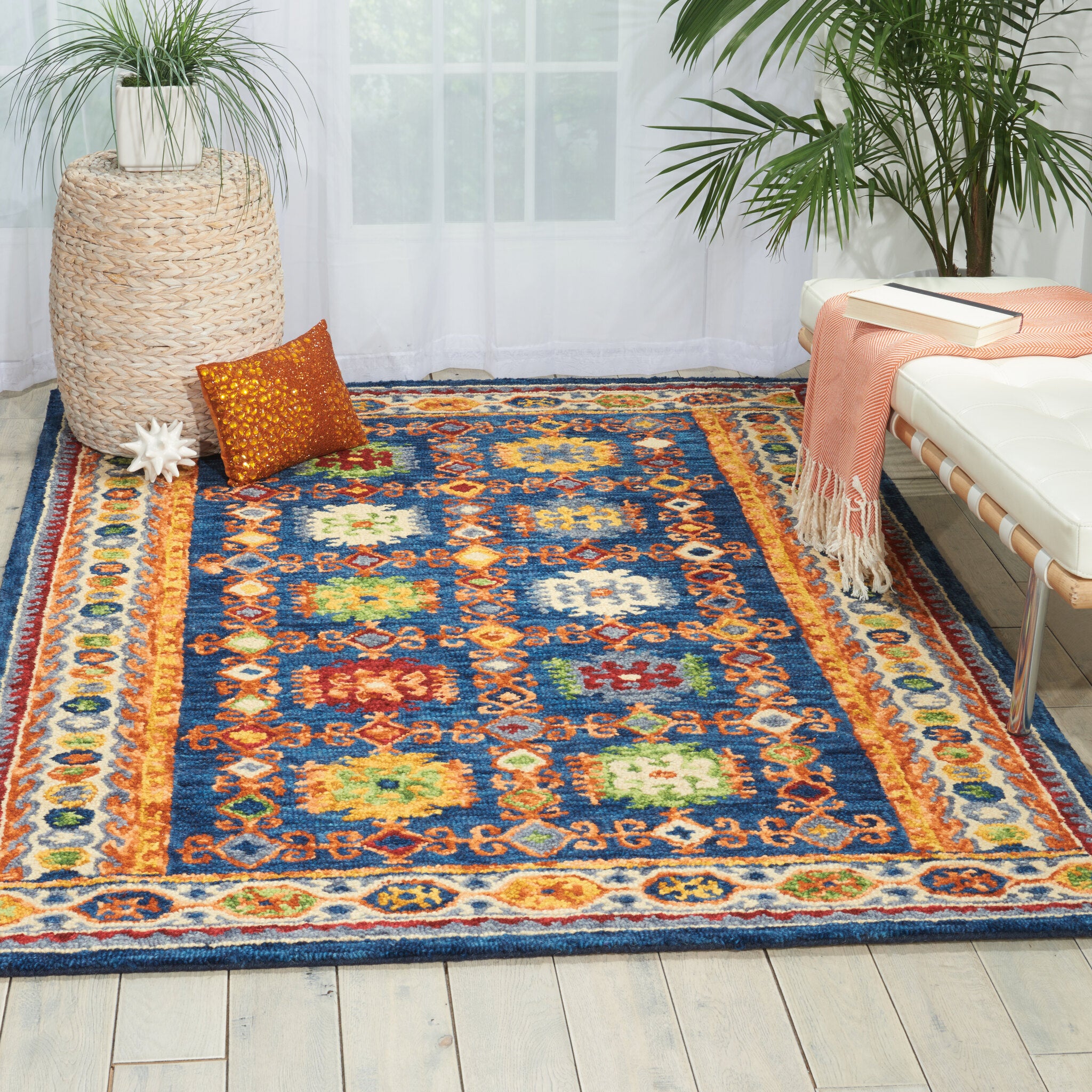 Vibrant VIB09 Navy rug