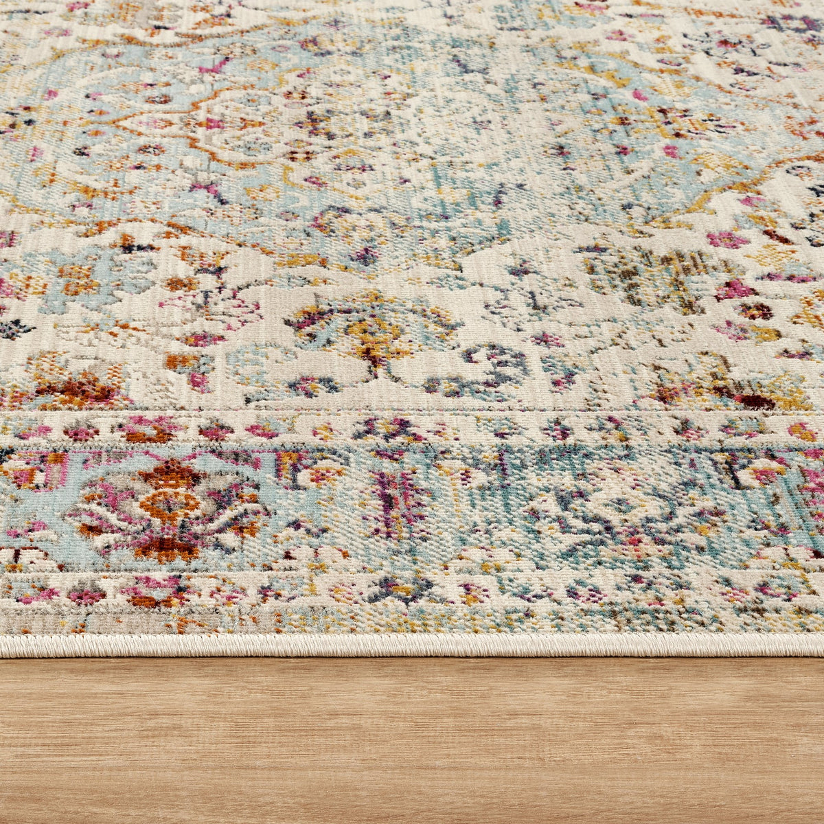 Vintage Kashan VKA 13 Blue Gold rug