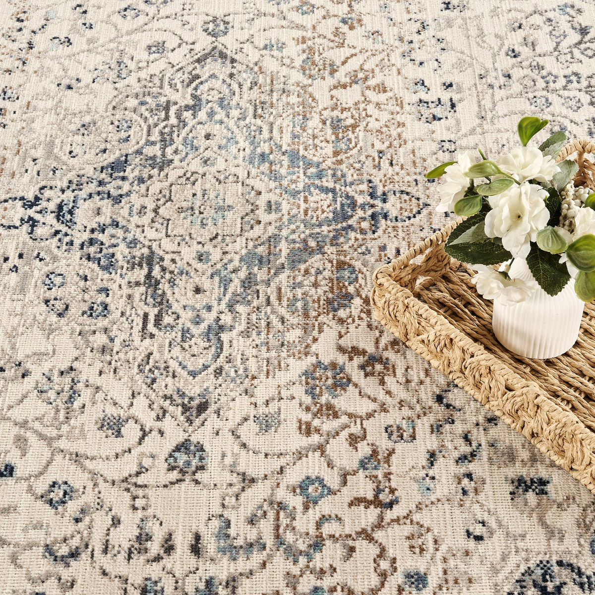 Vintage Kashan VKA 14 Ivory rug